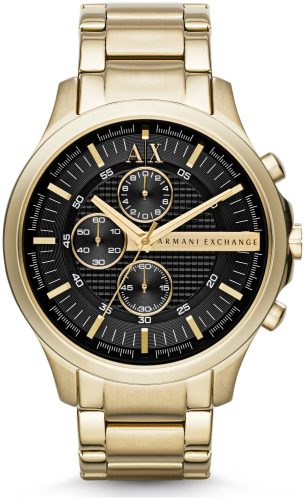 Armani Exchange Uhr Chronograph Edelstahl goldfarben