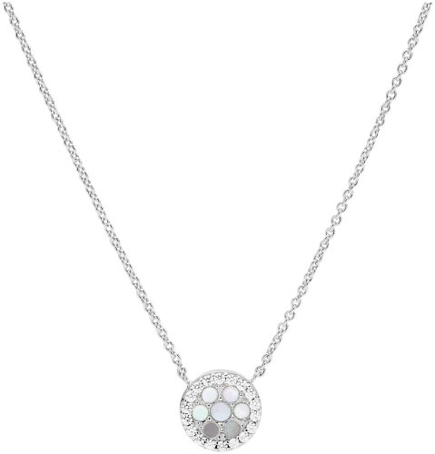 Fossil Jewels Fossil Damen Halskette Sterlingsilber und Perlmutt