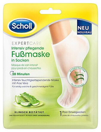 Scholl - Intensiv Pflegende Aloe Vera Fussmaske In Socken, 2X1STK