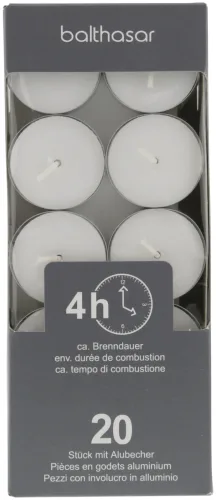 Teelichter 4h 20 Stück