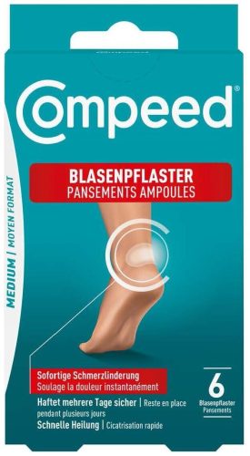 Compeed - Blasenpflaster Medium,  Blasenpflaster Medium, 6 Stück