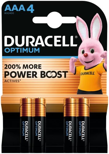 DURACELL, Duracell - Optimum, Alkaline-Bat.,4Stk, AAA(LR03)