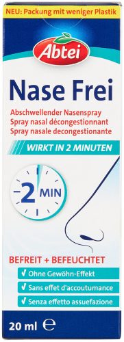 Abtei Nase Frei Abschwellendes Nasenspray