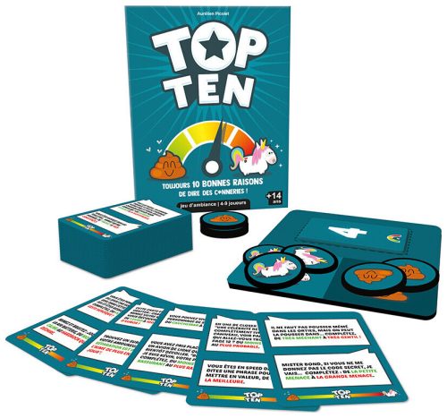 Cocktail Games - Top Ten, Französisch, Multicolor