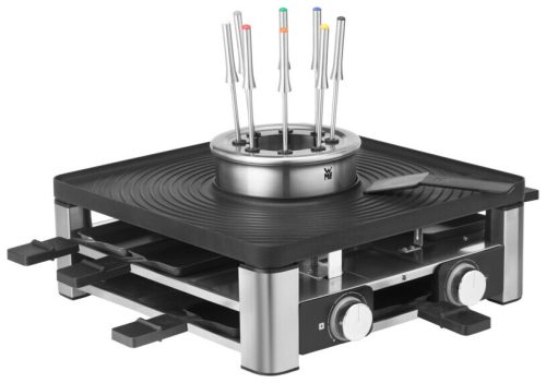 Wmf, WMF Raclette und Fondue-Set "Lumero" 8 Stk. Raclettepfännchen 1.800 W