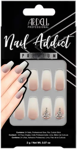 Ardell, Ardell Nail Addict Rich Tan Ombre Kunstnägel 1 Stk Beige