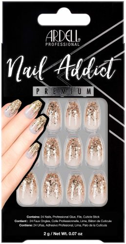Ardell, Ardell - Künstliche Fingernägel, Nail AddictDripping In Gold, Set