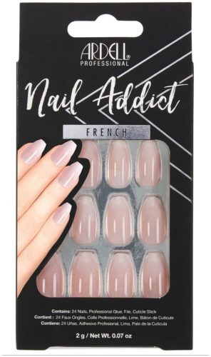Ardell, Ardell - Nail Addict French Fade, Künstliche Fingernägel, 24 Stk