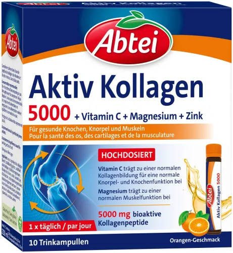 Abtei Aktiv Kollagen 5000 10 Trinkampullen