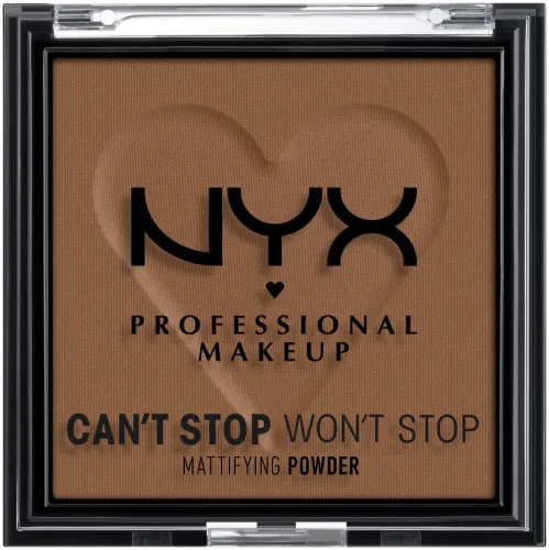 NYX Professional Makeup Can’t Stop Won’t Stop Mattifying Powder 09 Deep, 6.0g