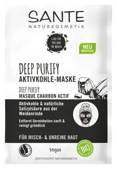Sante Maske Deep Purify Aktivkohle 11 g