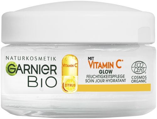 Garnier, Garnier Bio Glow Feuchtigkeitspflege mit Vitamin C Tagescreme 50 ml
