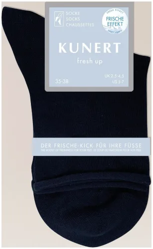 Kunert Fresh UP Damen Strick Socken / Söckchen Black 39/42