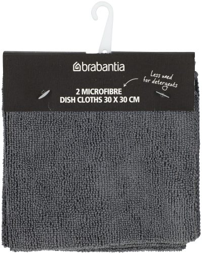 Brabantia, BRABANTIA Mikrofaser-Reinigungstuch 118029 dark 2 St&uuml;ck