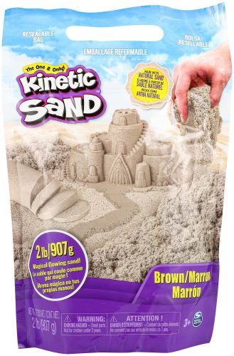 Kinetic Sand - Kinetic Sand, magischer Indoor-Spielsand, Braun
