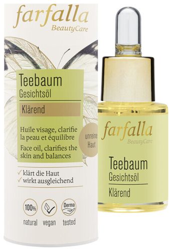 farfalla Gesichtsöl Teebaum, klärend, 15ml