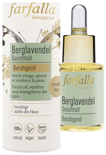 farfalla - GesichtsölBerglavendel,beruhigend, 15 ml