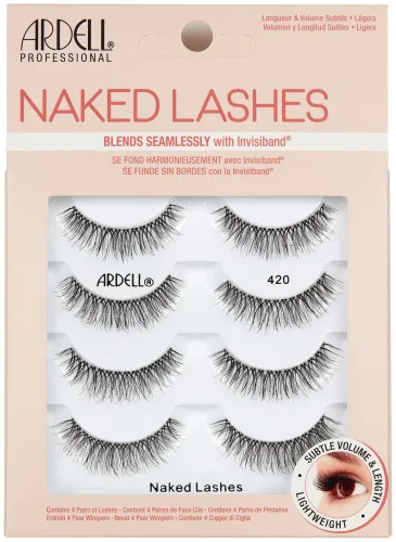 Ardell, Ardell - Naked Lashes 420 Multipack, Set, Black