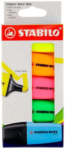 STABILO, STABILO 07/5-2-01 5 Farben ass.