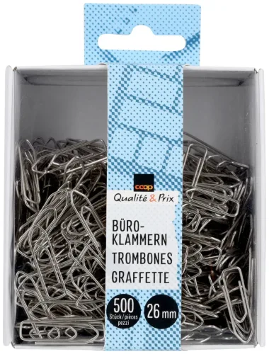 Coop Qualité & Prix Büroklammern 26mm