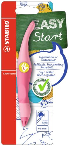 STABILO, STABILO Tintenroller Easy Original B-58465-5 pastell pink, Linksh&auml;nder