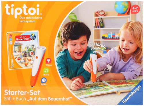 Ravensburger, Ravensburger tiptoi® Starter-Set: Stift und Bauernhof-Buch