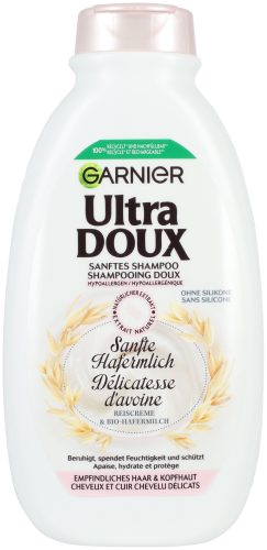 Ultra Doux Sanfte Hafermilch Shampoo, mit Reiscreme und Bio-Hafermilch