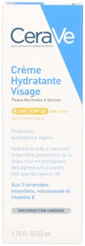 CeraVe, CeraVe - Gesichtscreme Tag LSF 50, 52 ml