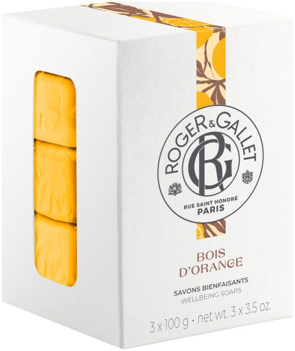 Roger & Gallet - Bois d'Orange Box mit 3 Wohlfühl-Seifen, Set