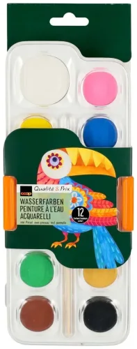Coop Wasserfarben 12 Farben