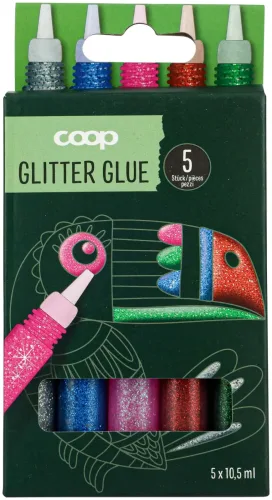 Coop Glitter Glues 5 Stück