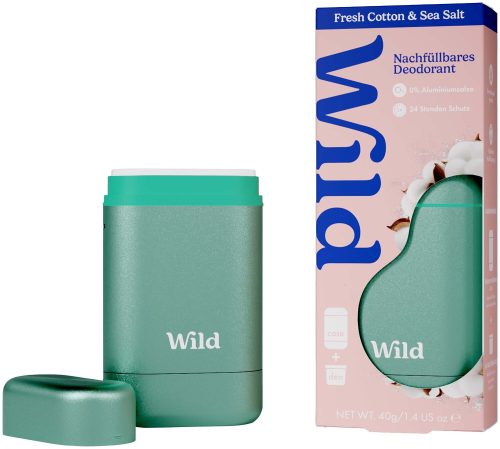 Wild Deo Stick Starter Case Aqua & Fresh Cotton 40g