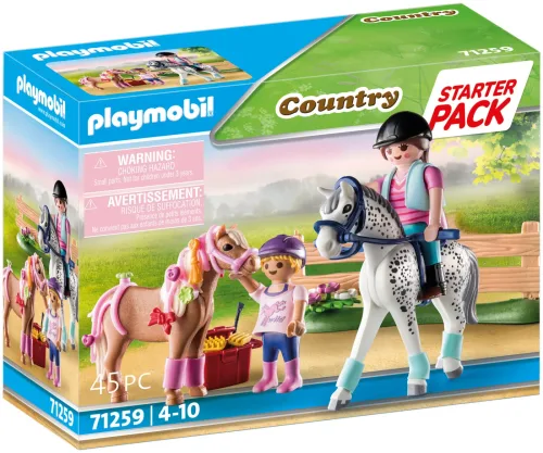 Playmobil 71259 Starter Pack Pferdepflege
