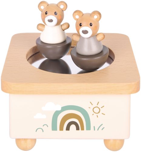 Spielba Holzspielwaren, Spielba Holzspielwaren Musikspieldose Bär