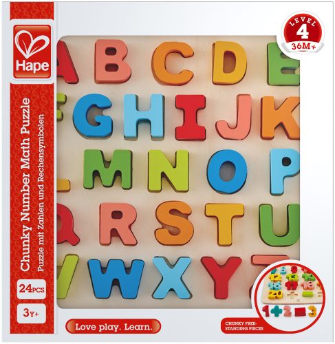 Hape, Puzzle mit Großbuchstaben