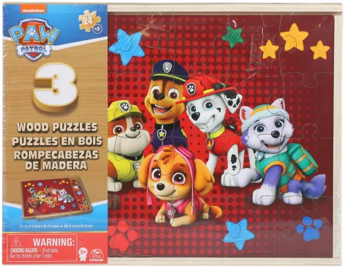 Spinmaster Paw Patrol Holzpuzzle Set