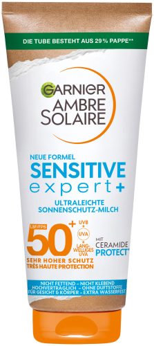Garnier - Sensitive expert+ Sonnenschutz-Milch LSF 50+, As Sa Adult Lait  Ip50+, 175 ml