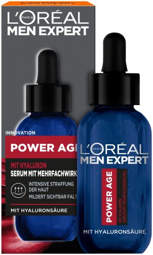 L´OrÉal Men Expert, L´OrÉal Men Expert Hyaluron Serum Power Anti-Aging Gesichtsserum 30 ml Herren