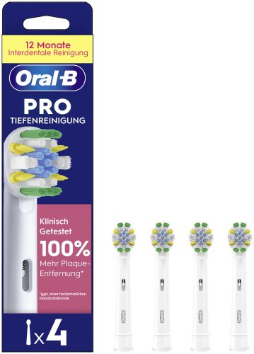 Oral-B, Oral-B Aufsteckbürsten "Pro Tiefenreinigung" Tiefe Zahnreinigung mit innovativen X-förmigen Borsten