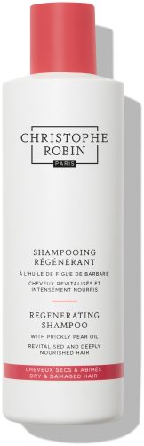 Christophe Robin, Christophe Robin - Shampooing Régénérant À L'Huile Rare De Figue De Barbarie, Regenerating with Prickly Pear Oil, 250 ml