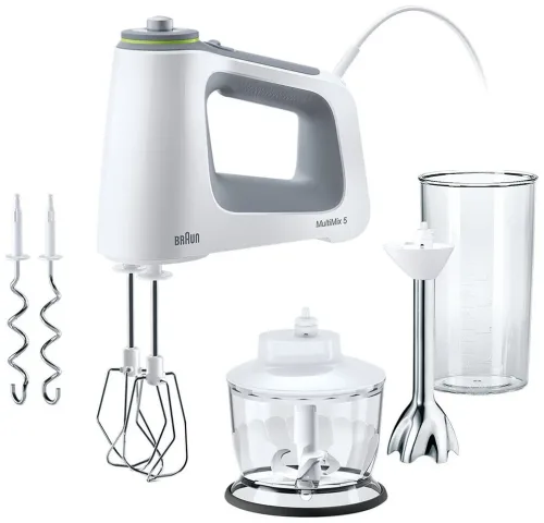 Braun, Braun - Handmixer MultiMix 5 HM5137WH, Grau, One Size