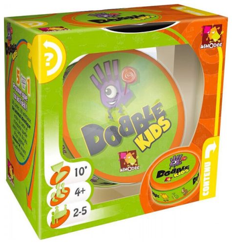 Asmodée - Dobble Kids Eco-Sleeve, Multicolor