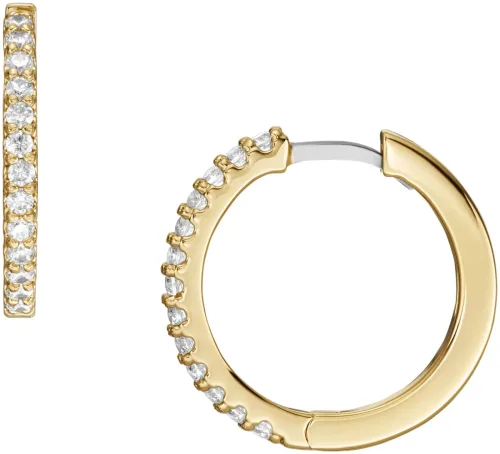 Fossil, Fossil - Ohrringe, Jewelry, 18mm, Gold