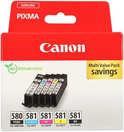 Canon, Canon -  PGI-580/CLI-581 PGBK/C/M/Y/BK MULTI, Tintenpatronen