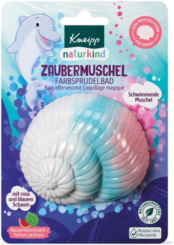 Kneipp - Naturkind Farbsprudelbad Zaubermuschel, 1 Stück