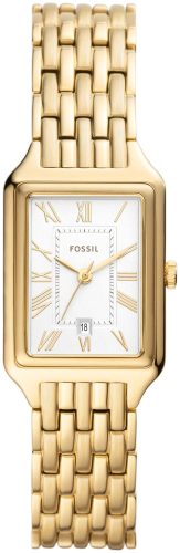 Fossil Damen Raquel UHR aus Edelstahl Gold/Weiss 23Cm