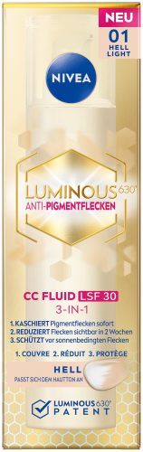 Nivea, Nivea - Face Cellular Luminous630® 3-in-1 CC Fluid, 40 ml, Light