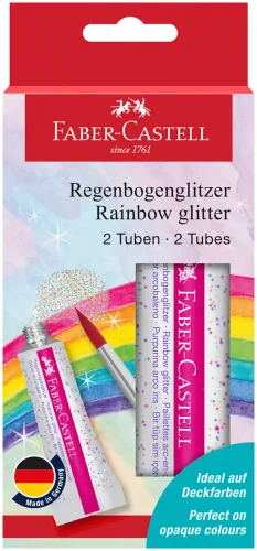 Faber Castell Glitzer Regenbogen 2x12ml