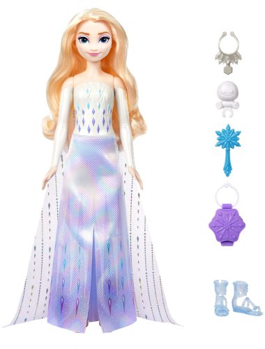 Disney PRINCESS, Disney Die Eiskönigin Spin & Reveal Elsa Puppe 3+ Jahre, assortiert