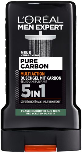 L´OrÉal Men Expert, L´OrÉal Men Expert Pure Carbon 5in1 mit Karbon Duschgel 250 ml